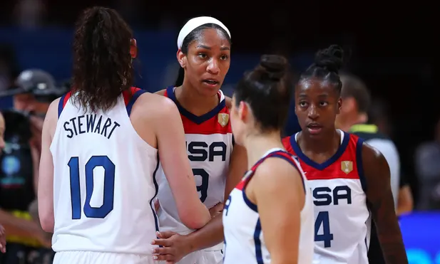 A’ja Wilson drives USA past China into last eight at Fiba Ladies’ Reality Cup